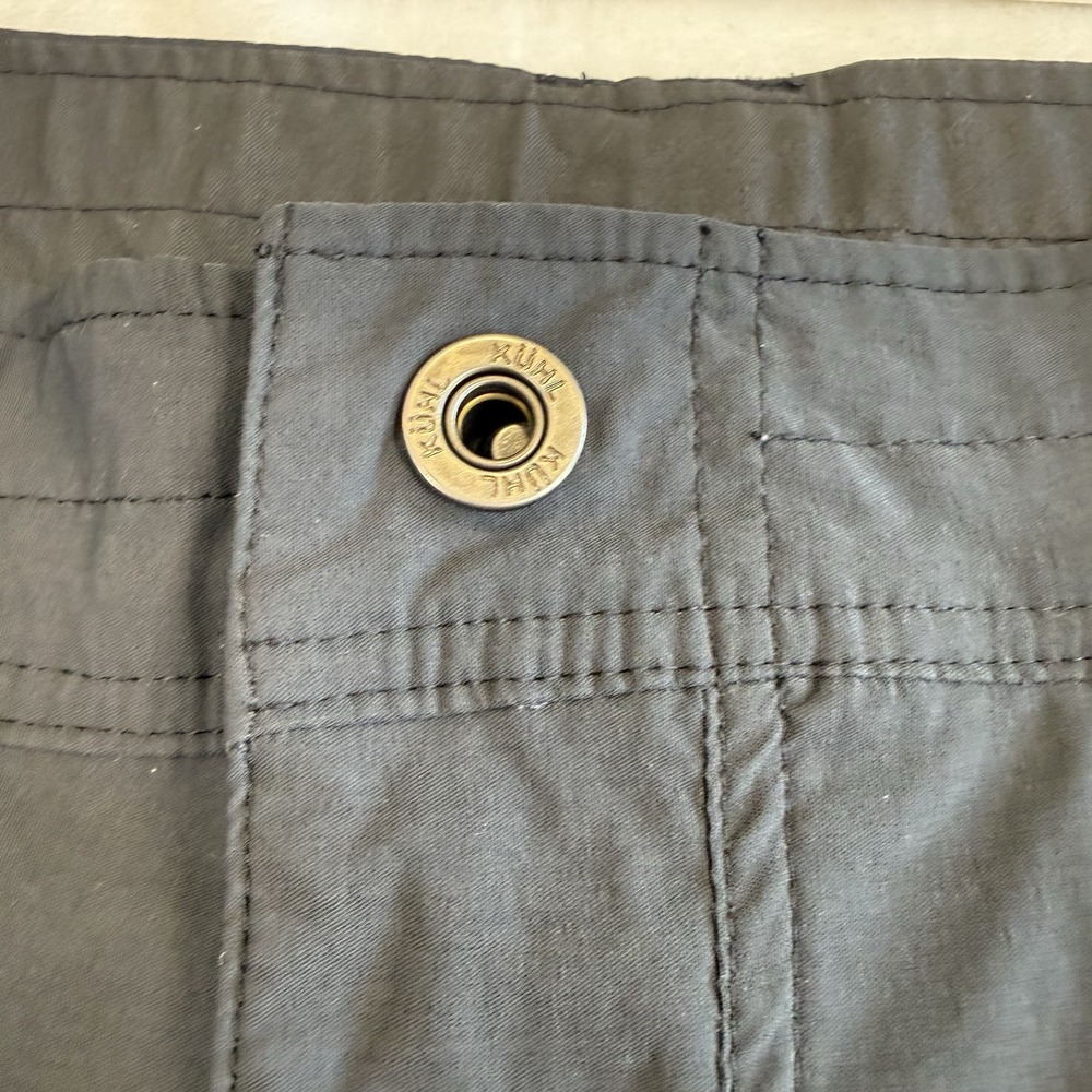 Kuhl Pants Mens 36x30 Gray Nylon Stretch Hiking Outdoor Trail 5 Pocket - Picture 2 of 13